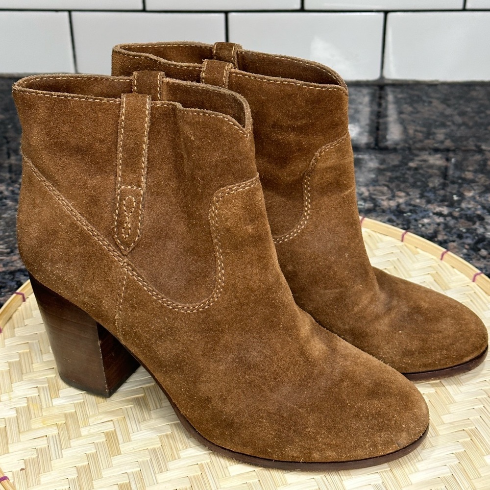 Frye pull on booties